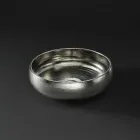 Countertop washbasin in Raku Clay Platinum Finish Made in Italy - Ribano Viadurini