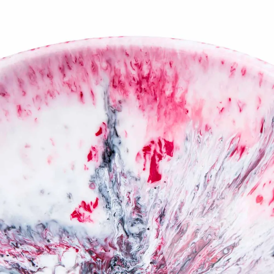 Modern Two-Tone Resin Countertop Washbasin - Dogliola Viadurini