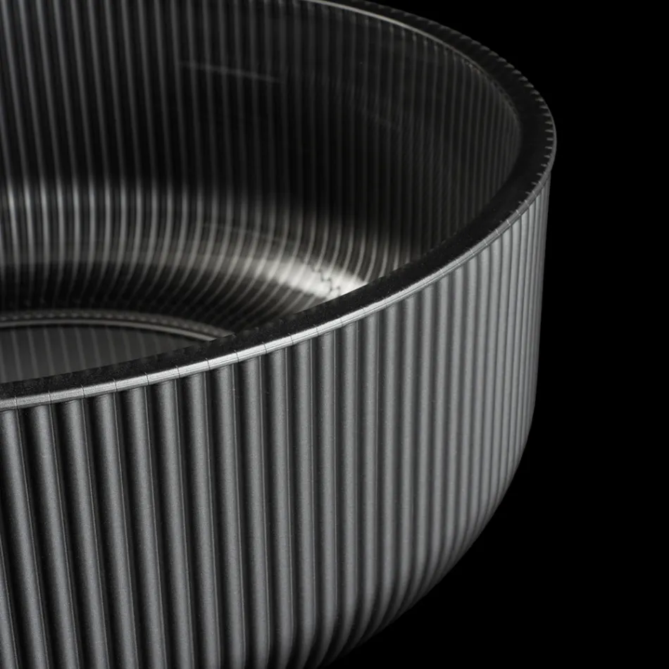 Countertop Sink in Resin-Coated and Painted Venetian Glass - Excelsior Viadurini