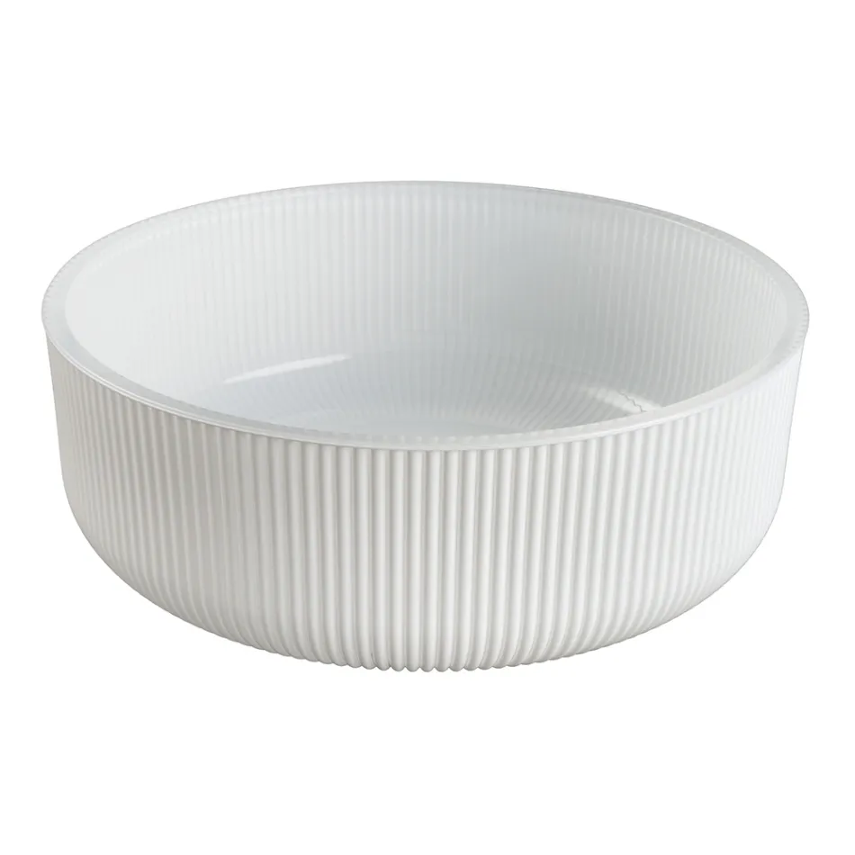 Countertop Sink in Resin-Coated and Painted Venetian Glass - Excelsior Viadurini