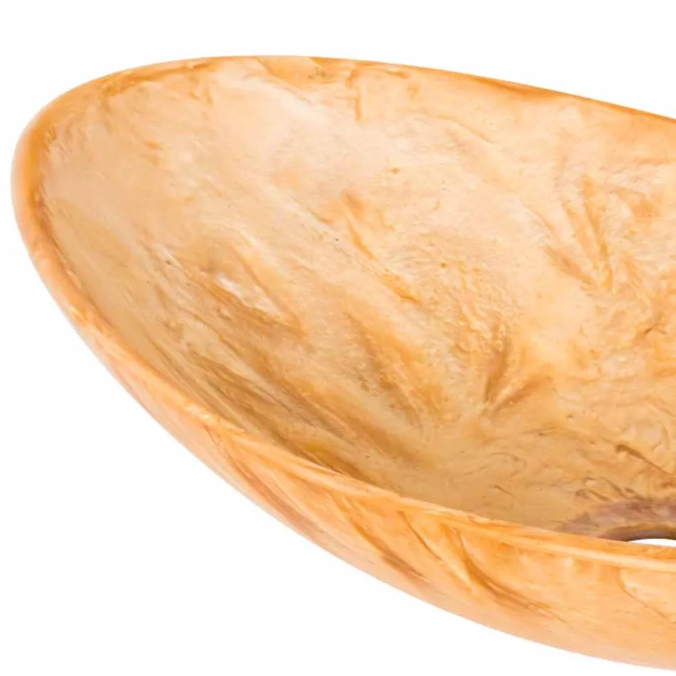 Modern Handmade Resin Countertop Washbasin - Malegno Viadurini