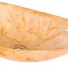 Modern Handmade Resin Countertop Washbasin - Malegno Viadurini