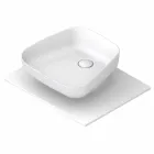 Modern ceramic countertop washbasin made in Italy, Reale Viadurini