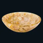 Modern countertop sink in artificial resin and Petra agate stone Viadurini