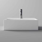 Countertop or Wall-hung Washbasin in Ceramic Square Design - Malvina Viadurini