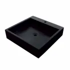 Countertop Support Square in Basalt Black Ban Viadurini