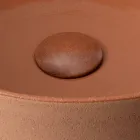 Countertop Washbasin Made of Natural Earth in Various Finishes - Balance Viadurini