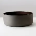 Countertop Washbasin Made of Natural Earth in Various Finishes - Balance Viadurini
