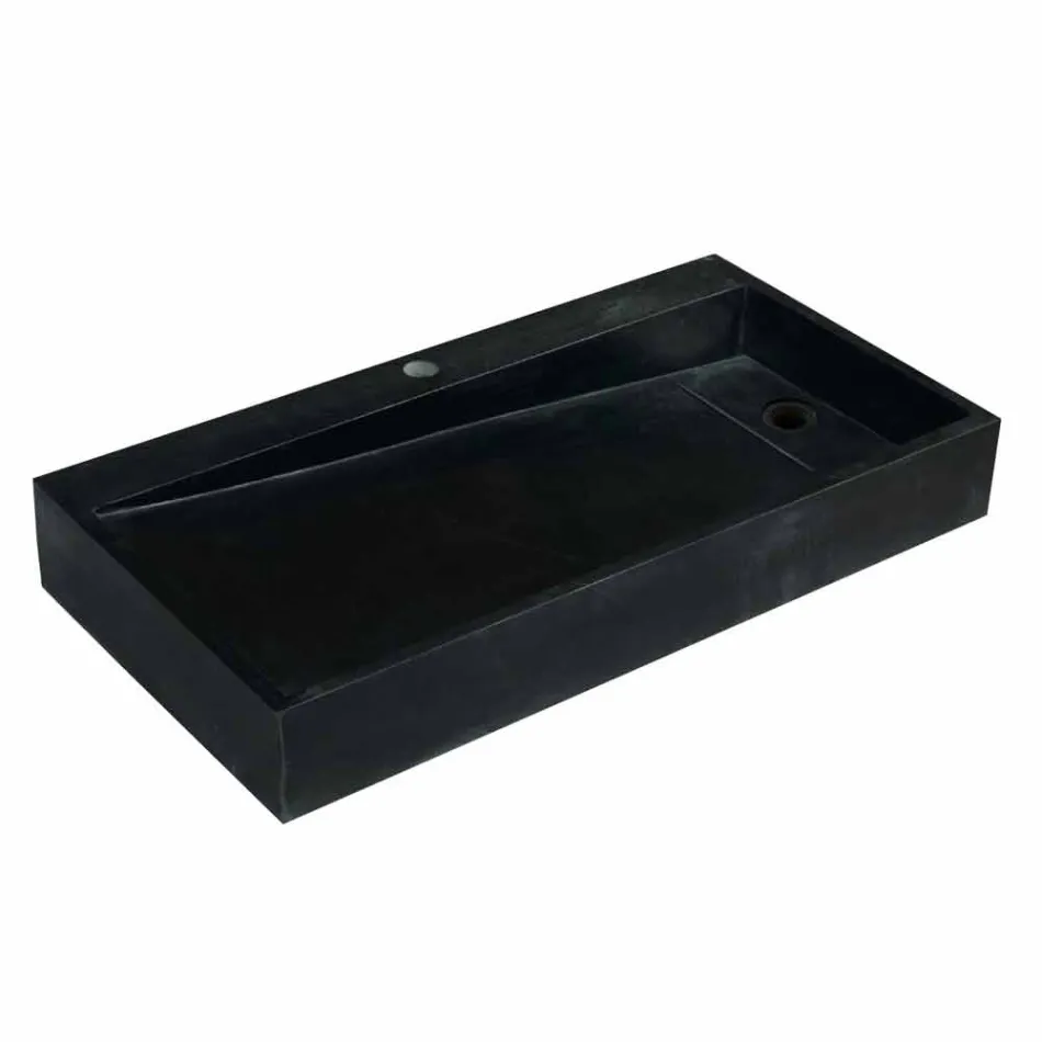 Countertop Rectangular support in Basalt Black Chao Viadurini
