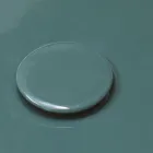 Round Countertop Washbasin in Glossy Ceramic Made in Italy - Candito Viadurini