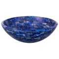 Round countertop washbasin in lapis lazuli stone Pongo, unique piece