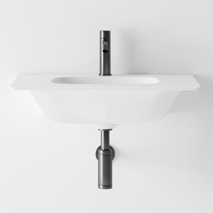 Built-in or Suspended Colored Ceramic Washbasin Made in Italy - Chantal Viadurini