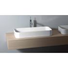 Design washbasin in ceramic Made in Italy Leivi Viadurini