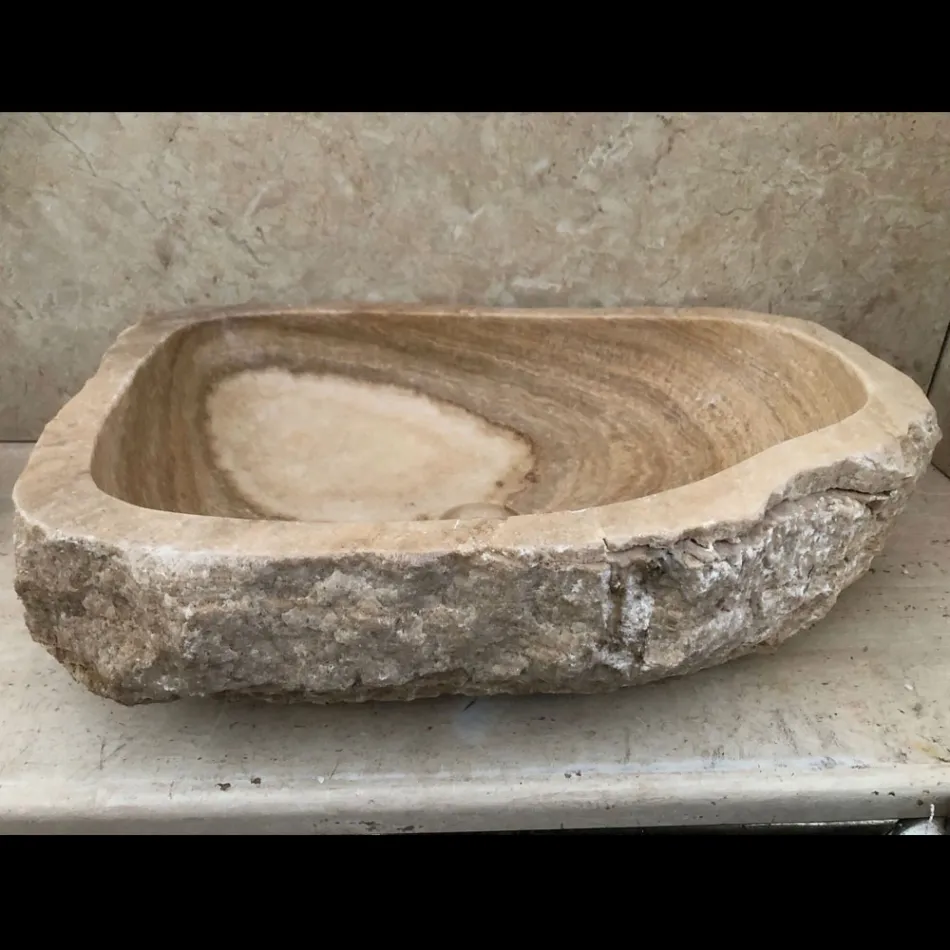 Natural stone countertop washbasin Laia Viadurini