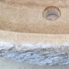 Countertop design washbasin for Laia bathroom in natural stone Viadurini