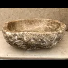 Natural stone countertop washbasin Laia Viadurini