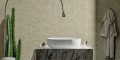 Modern design countertop washbasin in Solid Surface, Formicola