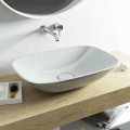 Contemporary design countertop washbasin Taormina Medium made in Italy