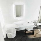 Modern design freestanding bathroom sink made in Italy Taormina Maxi Viadurini