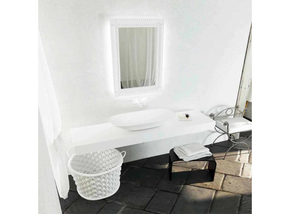 Modern design freestanding bathroom sink made in Italy Taormina Maxi Viadurini