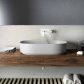Modern design countertop washbasin made  100 % in Italy, Formicola