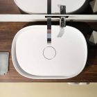 Freestanding countertop washbasin made in Italy, Formicola Viadurini