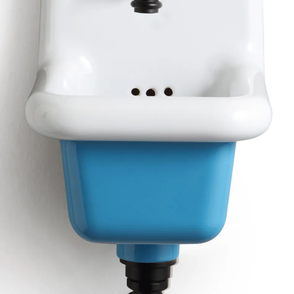 Freestanding Bathroom Washbasin in White and Colored Ceramic 26 cm - Jordan Viadurini