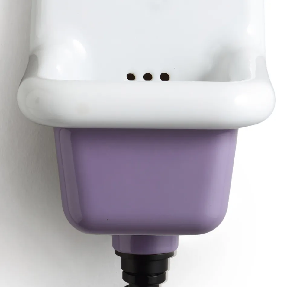 Freestanding Bathroom Washbasin in White and Colored Ceramic 26 cm - Jordan Viadurini