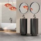 Freestanding Design Washbasin in Stainless Steel in Different Finishes - Jasmine Viadurini