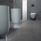 Freestanding washbasin in white ceramic or colored Trabia Viadurini