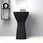Freestanding modern ceramic washbasin made in Italy, Firmino Viadurini