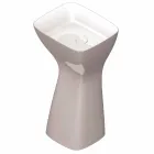 Freestanding modern ceramic washbasin made in Italy, Firmino Viadurini