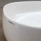 Freestanding Vintage Washbasin in Colored Ceramic Made in Italy - Gabriel Viadurini