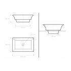 Hand-Cast Fire Clay Washbasin with Colored Decorations Made in Italy - Aulente Viadurini