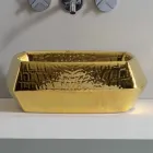 Modern countertop ceramic washbasin made in Italy Simon Viadurini