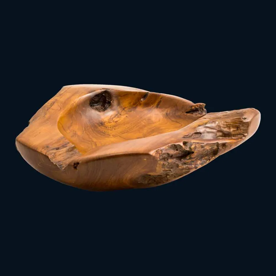 Nemo handmade countertop teak wood washbasin Viadurini