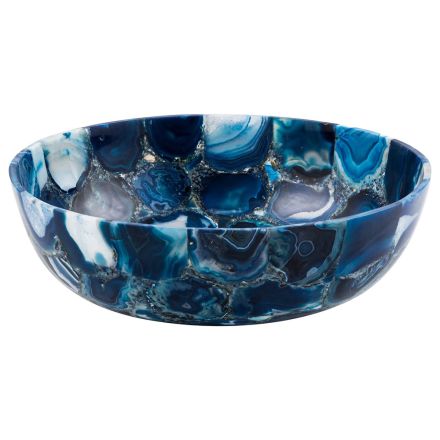 Sasha countertop washbasin in agate stone, unique handmade piece Viadurini