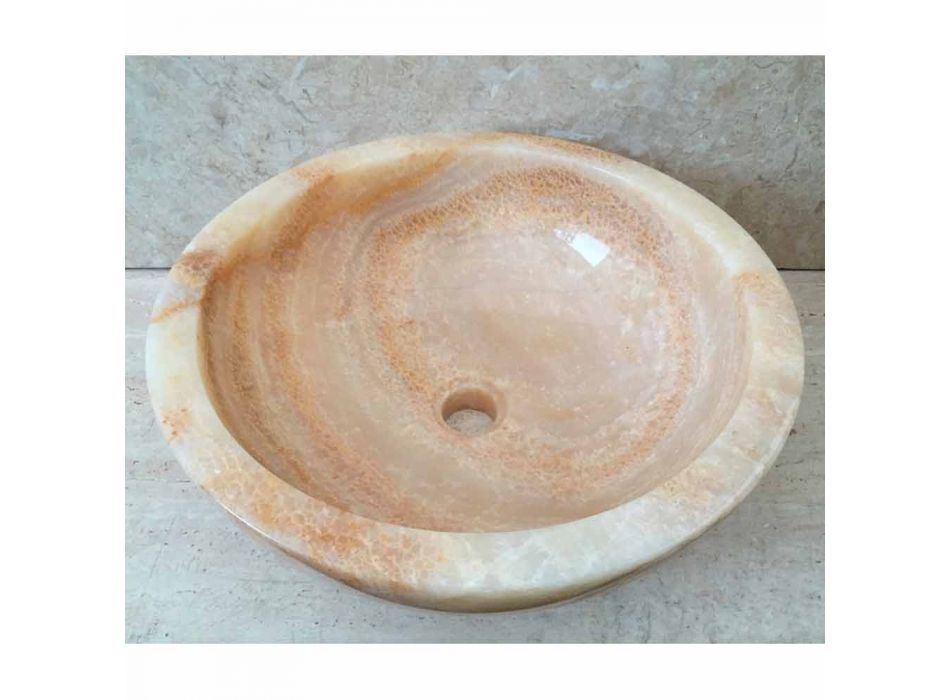 Ana design natural stone washbasin in design, handmade Viadurini