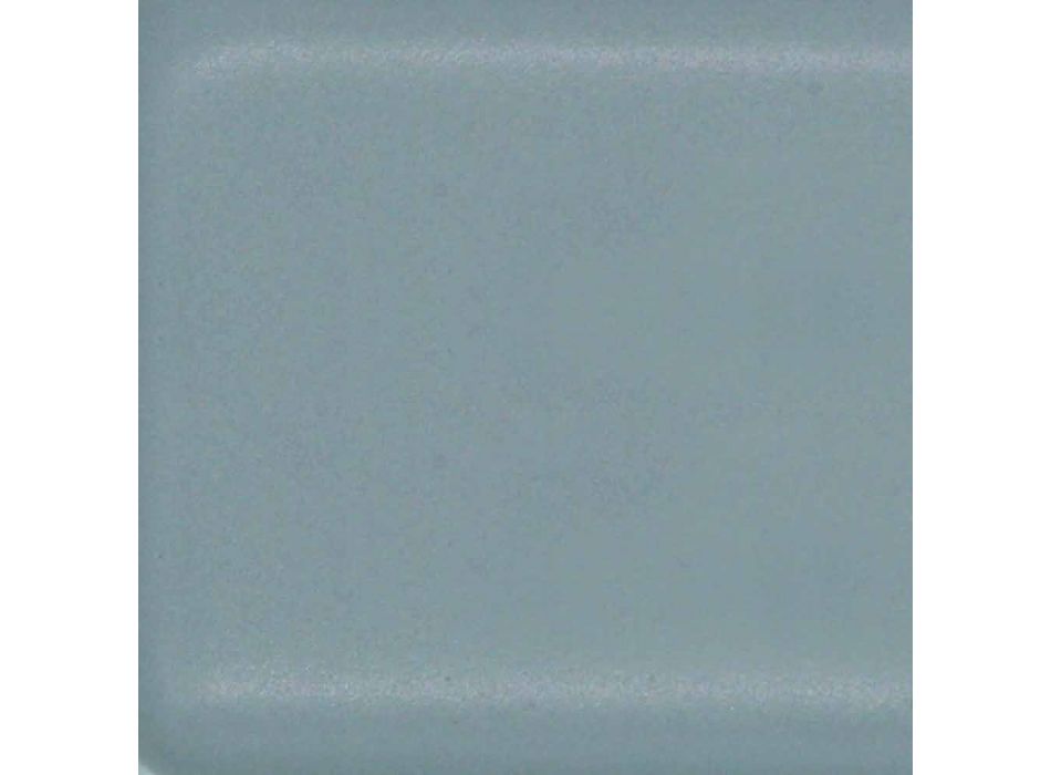 Modern Countertop and Recessed Basin in Colored Ceramic Maida Viadurini