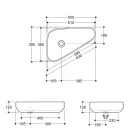 Modern countertop washbasin in gold ceramic made in Italy Sofia Viadurini