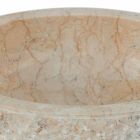 Modern countertop washbasin in white natural stone Lola, unique piece Viadurini