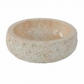 White natural stone washbasin Lola, modern  design