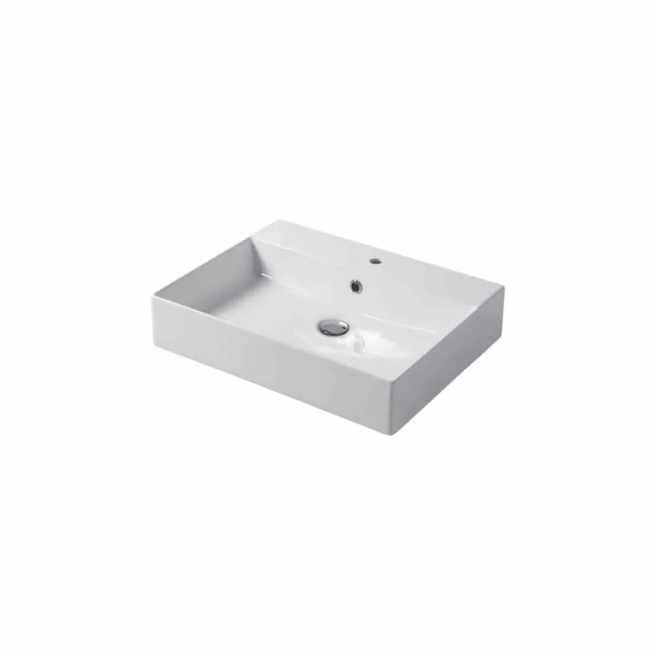 Single Hole Basin for Support or Wall in Coliviata Colivi Ceramic Viadurini