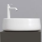 Modern Countertop Square Washbasin in Colored Ceramic Made in Italy - Cordino Viadurini
