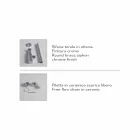 Square or Rectangular Modern Design Ceramic Wash Basin Made in Italy - Act Viadurini