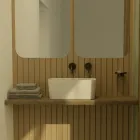 Washbasin Made of Ceramic Available in Different Colors Made in Italy - Basket Viadurini