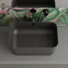 Washbasin Made of Ceramic Available in Different Colors Made in Italy - Basket Viadurini