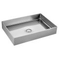 Rectangular Countertop Washbasin in Stainless Steel in Different Finishes - Camellia