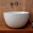 Round washbasin in white or colored Star Round50 ceramic Viadurini