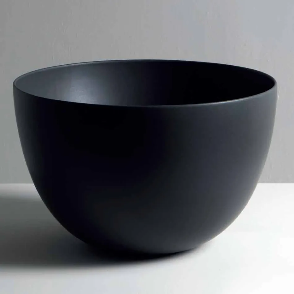 Round washbasin in white or colored Star Round50 ceramic Viadurini